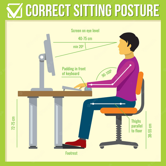 How to Sit Using a Computer (Proper Posture Guide)